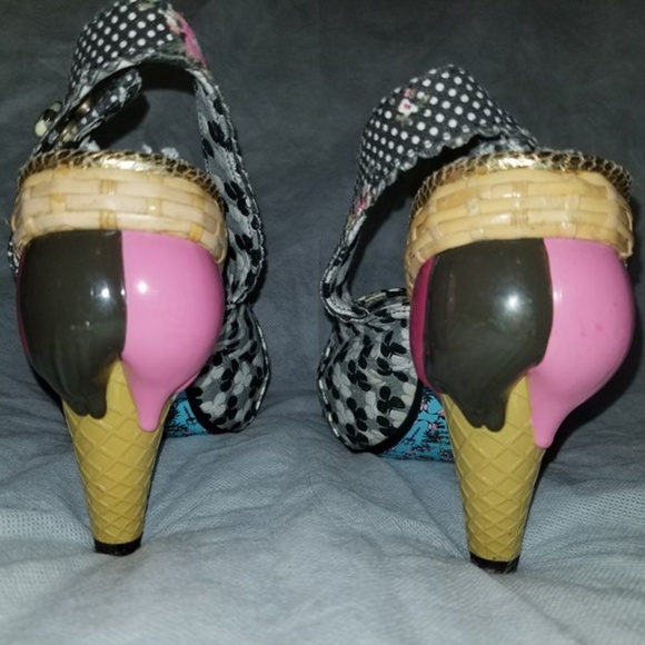 ice cream cone high heels